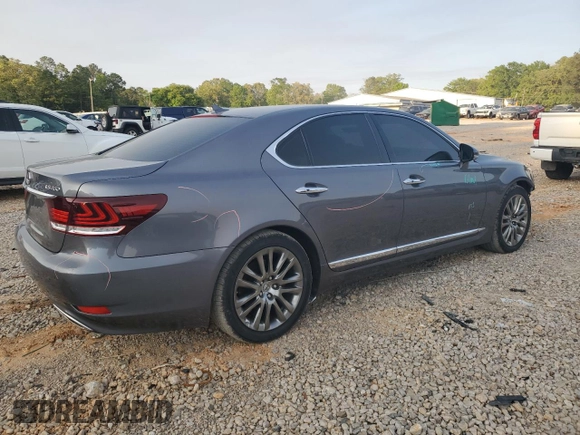 2013 Lexus LS 460 with VIN JTHBL5EF6D5114490, listed as a Copart auction lot 52123025 with 141,336 mi miles and Salvage title. Bid and sale history available at DreamBid. Image 3.