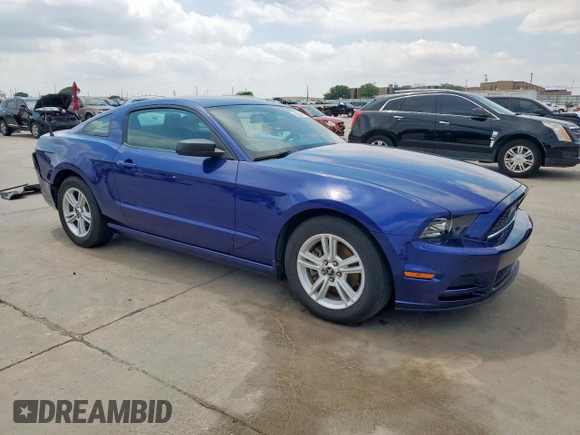 2014 Ford Mustang V6 with VIN 1ZVBP8AM5E5290375, listed as a Copart auction lot 53095855 with 38,447 mi miles and Salvage Title. Bid and sale history available at carsss.com. Image 4.