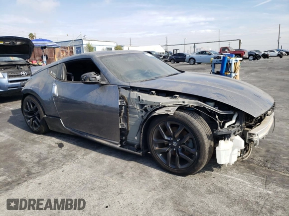 2017 Nissan 370Z Touring with VIN JN1AZ4EH2HM952005, listed as a Copart auction lot 75882754 with 0 mi miles and Salvage Title. Bid and sale history available at carsss.com. Image 4.