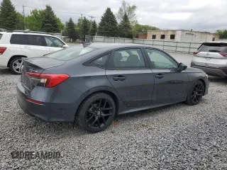 2024 Honda Civic Sport with VIN 2HGFE2F54RH577294, listed as a Copart auction lot 57447825 with 32,898 mi miles and Salvage title. Bid and sale history available at DreamBid. Image 3.