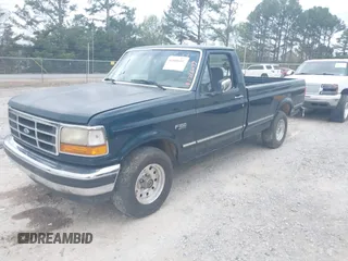 1995 Ford F-150 with VIN 1FTEF15N3SLB27468, listed as a IAAI auction lot 41848685 with 163,044 mi miles. Bid and sale history available at carsss.com. Image 2.