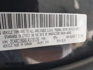 2020 Chrysler Pacifica Touring L with VIN 2C4RC1BG6LR173126, listed as a IAAI auction lot 42517961 with 75,014 mi miles and . Bid and sale history available at DreamBid. Image 9.
