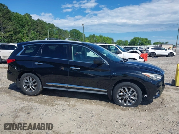 2015 Infiniti QX60 with VIN 5N1AL0MM4FC512551, listed as a IAAI auction lot 42336601 with 156,061 mi miles and . Bid and sale history available at DreamBid. Image 13.