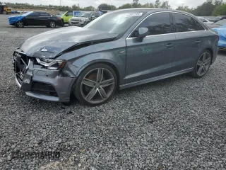 2017 Audi A3 Sedan Premium Plus with VIN WAUGUGFF3H1025145, listed as a Copart auction lot 48557725 with 100,207 mi miles and Salvage Title. Bid and sale history available at carsss.com. Image 1.