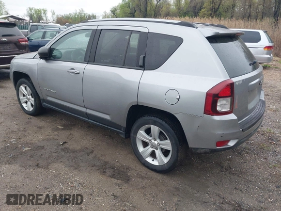 2017 Jeep Compass Sport with VIN 1C4NJCBA4HD123718, listed as a IAAI auction lot 41986191 with 140,109 mi miles and . Bid and sale history available at DreamBid. Image 3.