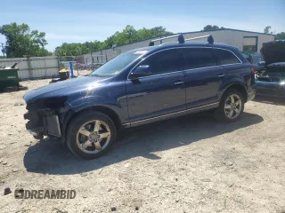 2014 Audi Q7 Premium Plus z VIN WA1LGAFE6ED019857, wystawiony jako Copart lot #55865245 z przebiegiem 61 181 mil mil oraz Szkoda całkowita • Salvage title. Historia ofert i sprzedaży dostępna na DreamBid. Obrazek 1.