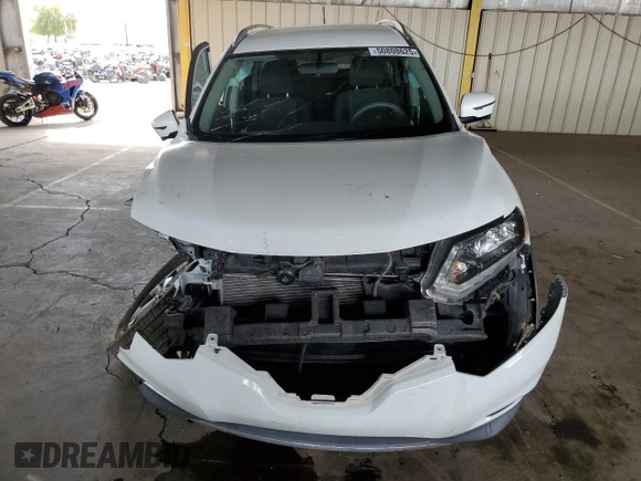 2016 Nissan Rogue SV with VIN KNMAT2MT9GP715596, listed as a Copart auction lot 50808625 with 0 mi miles and Salvage Title. Bid and sale history available at carsss.com. Image 5.