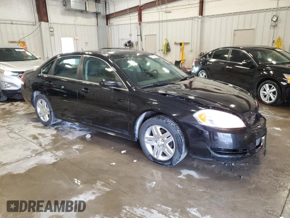 2014 Chevrolet Impala LT with VIN 2G1WB5E36E1126095, listed as a Copart auction lot 55143305 with 218,453 mi miles and Non Repairable. Bid and sale history available at DreamBid. Image 4.