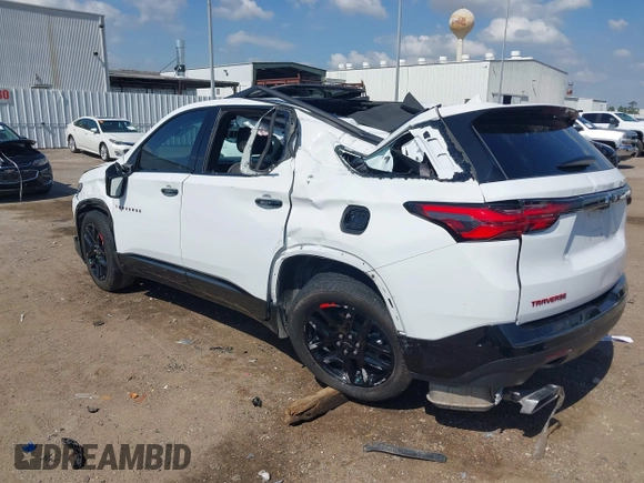 2023 Chevrolet Traverse Premier with VIN 1GNERKKW1PJ309268, listed as a IAAI auction lot 41995379 with 30,294 mi miles and . Bid and sale history available at DreamBid. Image 3.