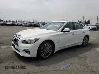 2019 Infiniti Q50 Luxe с VIN JN1EV7AP0KM543598, выставлен на аукционе Copart как лот 55528025 с пробегом 40 168 миль миль и Списание • Salvage title. История ставок и продаж доступна на DreamBid. Изображение 1.