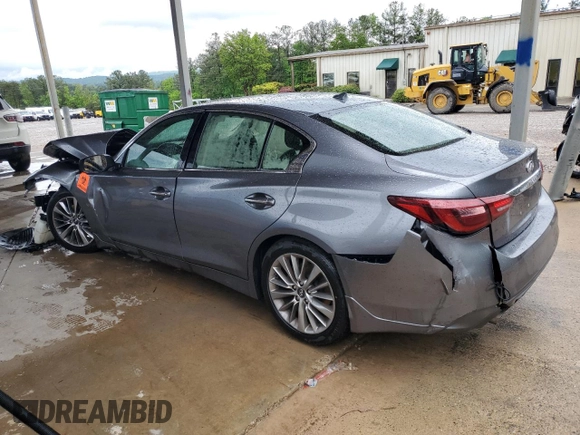 2018 Infiniti Q50 Luxe с VIN JN1EV7AP9JM351448, выставлен на аукционе Copart как лот 54090415 с пробегом Не указан миль и Списание • Salvage title. История ставок и продаж доступна на DreamBid. Изображение 2.