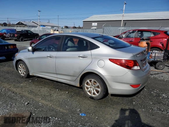 2013 Hyundai Accent GLS with VIN KMHCT4AE4DU440657, listed as a Copart auction lot 52875675 with 370,593 mi miles and Clean Title. Bid and sale history available at carsss.com. Image 2.