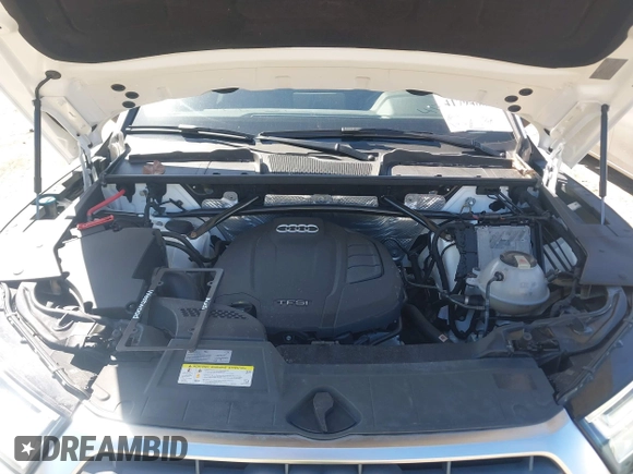 2018 Audi Q5 Premium Plus with VIN WA1BNAFY2J2082584, listed as a IAAI auction lot 41794887 with 53,877 mi miles. Bid and sale history available at carsss.com. Image 10.