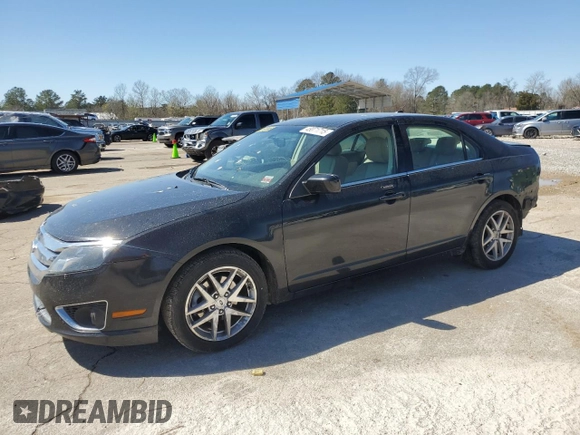 2010 Ford Fusion SEL with VIN 3FAHP0JA0AR320397, listed as a Copart auction lot 48071715 with 201,471 mi miles and Salvage Title. Bid and sale history available at DreamBid. Image 1.