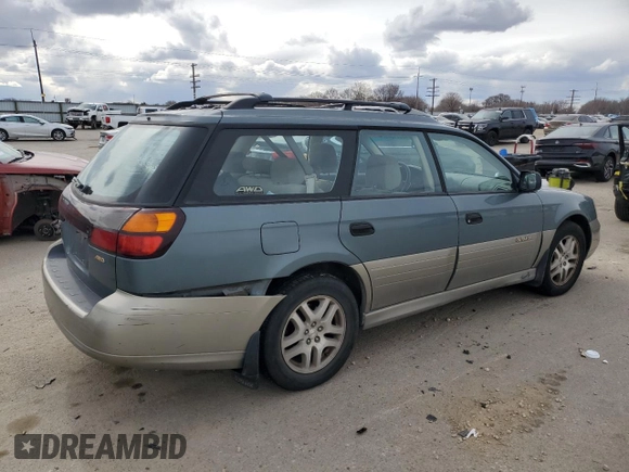 2002 Subaru Legacy Outback z VIN 4S3BH665827601920, wystawiony jako Copart lot #49111545 z przebiegiem 252 984 mil mil oraz Szkoda całkowita • Salvage title. Historia ofert i sprzedaży dostępna na DreamBid. Obrazek 3.