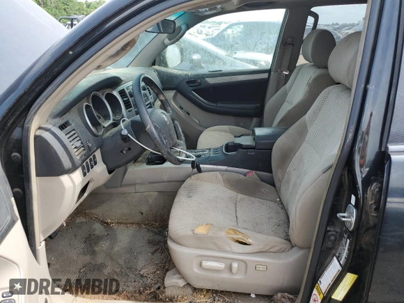 2009 Toyota 4Runner SR5 with VIN JTEZU14R19K026291, listed as a Copart auction lot 58627845 with 150,625 mi miles and Clean title. Bid and sale history available at DreamBid. Image 7.