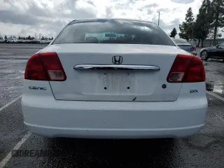 2001 Honda Civic DX with VIN 2HGES16281H614582, listed as a Copart auction lot 44421255 with 257,612 mi miles and Salvage Title. Bid and sale history available at carsss.com. Image 6.