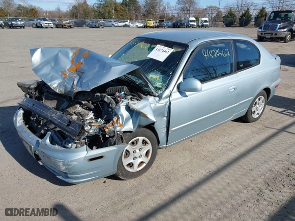 2005 Hyundai Accent GLS with VIN KMHCG35C15U351962, listed as a IAAI auction lot 41824462 with 101,970 mi miles. Bid and sale history available at carsss.com. Image 17.