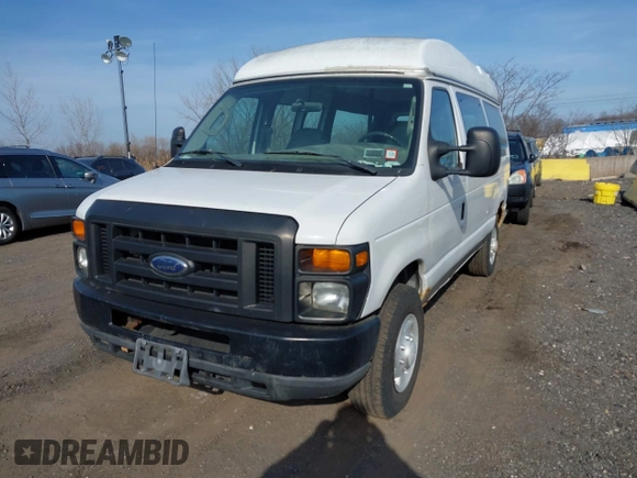 2008 Ford Econoline Cargo Commercial with VIN 1FTNE24L08DA50635, listed as a IAAI auction lot 41784919 with 90,975 mi miles and . Bid and sale history available at DreamBid. Image 2.