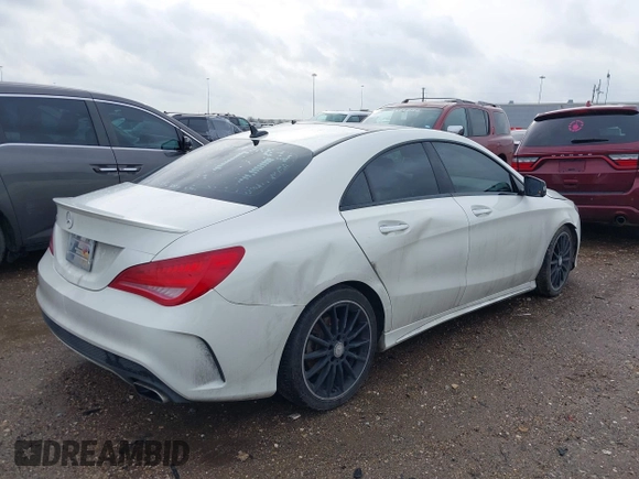 2016 Mercedes-Benz CLA 250 with VIN WDDSJ4EB5GN354154, listed as a IAAI auction lot 41469527 with 106,499 mi miles and . Bid and sale history available at DreamBid. Image 4.
