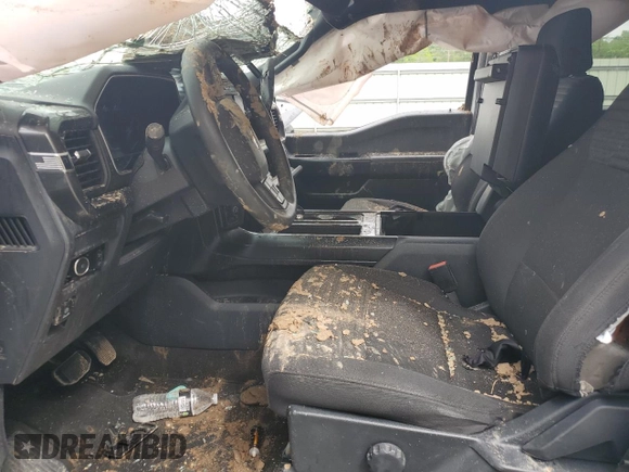 2022 Ford F-150 XL with VIN 1FTFW1E58NKD55917, listed as a Copart auction lot 54218595 with 64,488 mi miles and Salvage title. Bid and sale history available at DreamBid. Image 7.