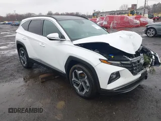 2023 Hyundai Tucson Limited with VIN 5NMJECAE9PH282683, listed as a IAAI auction lot 41967426 with 12,410 mi miles and . Bid and sale history available at DreamBid. Image 1.