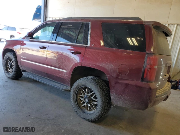 2019 Chevrolet Tahoe LT with VIN 1GNSKBKC7KR404750, listed as a Copart auction lot 47352865 with 121,838 mi miles and Salvage Title. Bid and sale history available at carsss.com. Image 2.