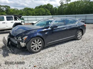 2009 Lexus LS 460 L with VIN JTHGL46FX95033546, listed as a Copart auction lot 60038445 with 278,645 mi miles and Salvage title. Bid and sale history available at DreamBid. Image 1.