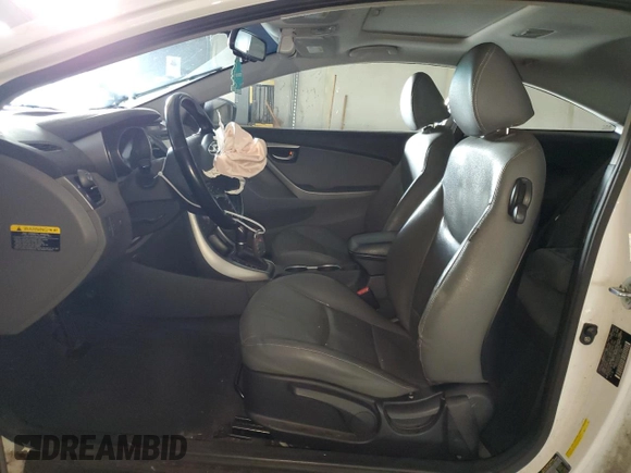 2014 Hyundai Elantra Coupe with VIN KMHDH6AH2EU026158, listed as a Copart auction lot 68703794 with 99,404 mi miles and Salvage Title. Bid and sale history available at carsss.com. Image 7.