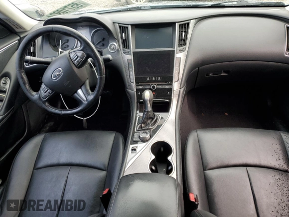 2014 Infiniti Q50 Premium with VIN JN1BV7AR2EM703991, listed as a Copart auction lot 85710924 with 193,804 mi miles and Salvage Title. Bid and sale history available at carsss.com. Image 8.