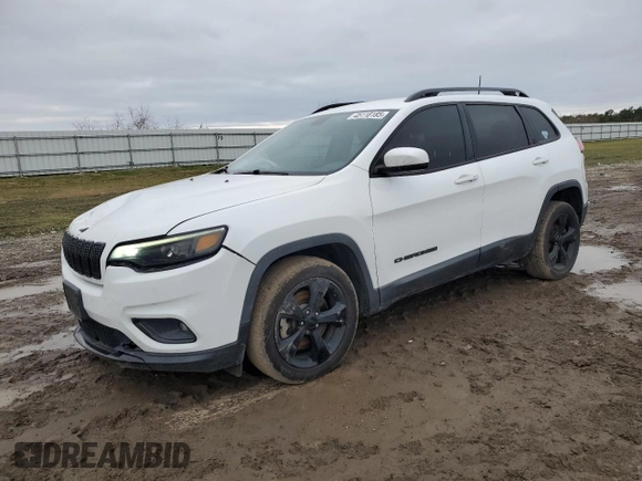 2019 Jeep Cherokee Latitude Plus with VIN 1C4PJLLX3KD300889, listed as a Copart auction lot 45118185 with 87,716 mi miles and Salvage title. Bid and sale history available at DreamBid. Image 1.