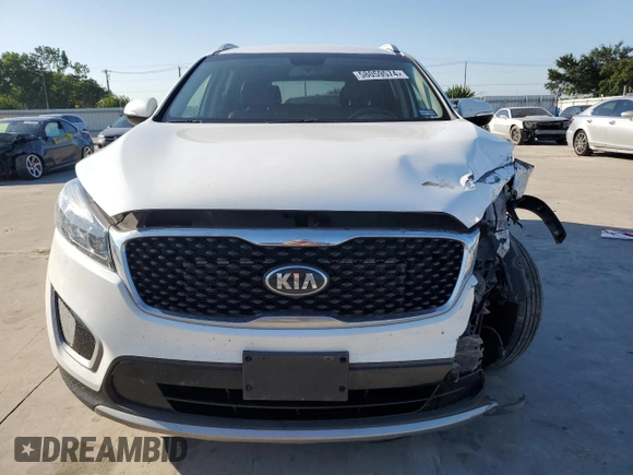 2017 Kia Sorento EX V6 with VIN 5XYPH4A59HG321386, listed as a Copart auction lot 58059574 with 92,235 mi miles and Salvage Title. Bid and sale history available at carsss.com. Image 5.