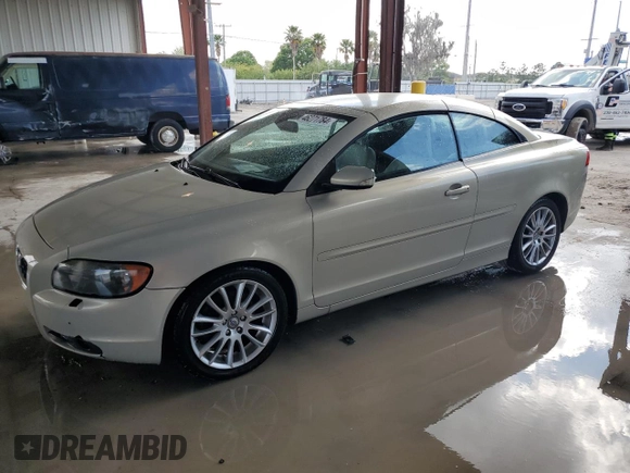 2007 Volvo C70 with VIN YV1MC68217J018765, listed as a Copart auction lot 47298865 with 120,092 mi miles and Non Repairable. Bid and sale history available at carsss.com. Image 1.