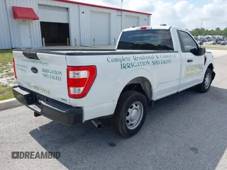 2023 Ford F-150 XL with VIN 1FTMF1CP7PKF84555, listed as a IAAI auction lot 42197597 with 12,216 mi miles and . Bid and sale history available at DreamBid. Image 4.