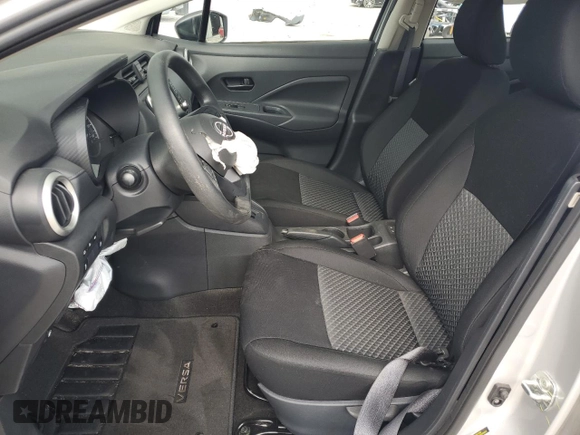 2024 Nissan Versa S with VIN 3N1CN8DV9RL878581, listed as a Copart auction lot 61565205 with 6,336 mi miles and Non repairable. Bid and sale history available at DreamBid. Image 7.