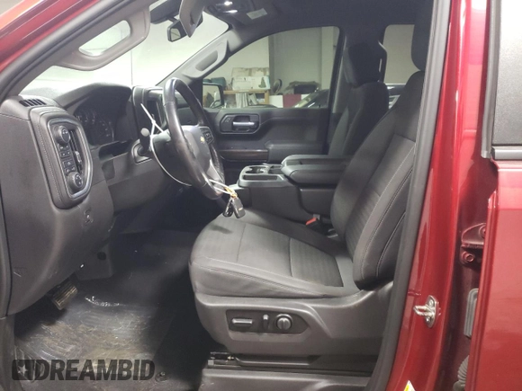 2021 Chevrolet Silverado 1500 LT with VIN 3GCUYDET5MG238738, listed as a Copart auction lot 82143104 with 62,151 mi miles and Salvage Title. Bid and sale history available at carsss.com. Image 7.