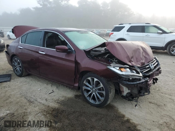 2015 Honda Accord Sport with VIN 1HGCR2F58FA262144, listed as a Copart auction lot 78397764 with 154,293 mi miles and Salvage Title. Bid and sale history available at DreamBid. Image 4.