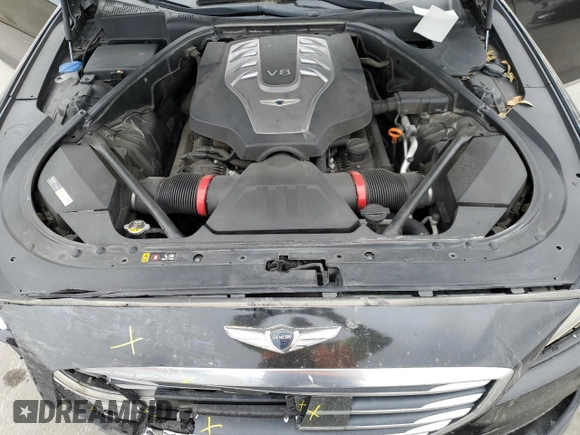 2017 Genesis G80 Ultimate with VIN KMHGN4JF5HU173281, listed as a Copart auction lot 88655005 with 188,294 mi miles and Salvage Title. Bid and sale history available at DreamBid. Image 11.