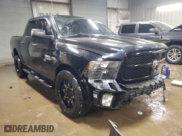 2014 Ram 1500 Express with VIN 1C6RR7KTXES297097, listed as a Copart auction lot 49093925 with 116,390 mi miles and Salvage Title. Bid and sale history available at carsss.com. Image 4.