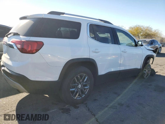 2017 GMC Acadia SLT with VIN 1GKKNMLAXHZ197017, listed as a Copart auction lot 88810575 with 125,748 mi miles and Salvage Title. Bid and sale history available at carsss.com. Image 3.