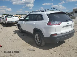 2019 Jeep Cherokee Latitude Plus with VIN 1C4PJLLN5KD196209, listed as a Copart auction lot 56747685 with Not provided miles and Salvage title. Bid and sale history available at DreamBid. Image 2.