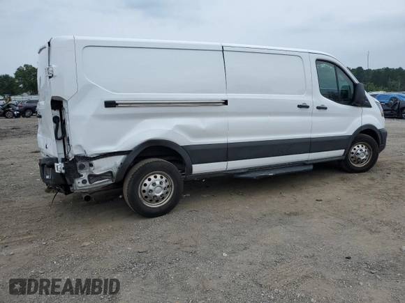 2023 Ford Transit with VIN 1FTBF2YG9PKA02445, listed as a Copart auction lot 64476254 with 24,922 mi miles and Salvage Title. Bid and sale history available at DreamBid. Image 3.