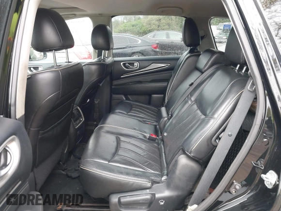 2017 Infiniti QX60 with VIN 5N1DL0MM6HC503852, listed as a IAAI auction lot 42236879 with 159,563 mi miles and . Bid and sale history available at DreamBid. Image 8.