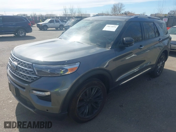 2022 Ford Explorer Limited with VIN 1FMSK8FH8NGC41944, listed as a IAAI auction lot 39074894 with 17,409 mi miles. Bid and sale history available at carsss.com. Image 17.