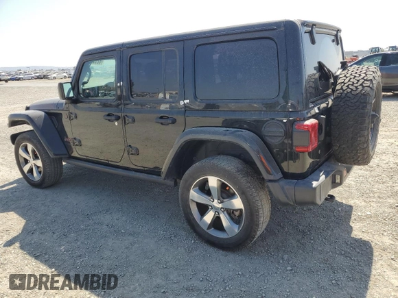 2018 Jeep Wrangler Unlimited Rubicon with VIN 1C4HJXFG1JW125326, listed as a Copart auction lot 62655395 with 33,920 mi miles and Clean title. Bid and sale history available at DreamBid. Image 2.