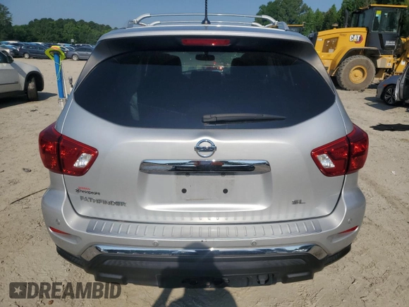 2018 Nissan Pathfinder SL with VIN 5N1DR2MN2JC638240, listed as a Copart auction lot 61828275 with 131,216 mi miles and Salvage title. Bid and sale history available at DreamBid. Image 6.