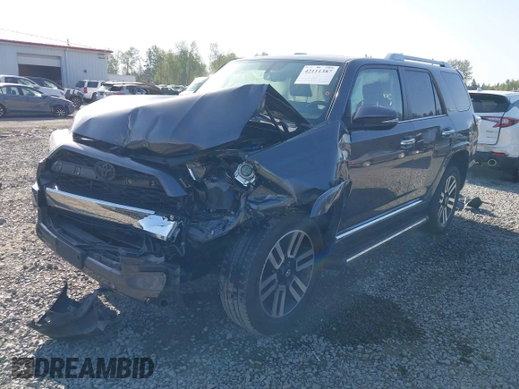 2015 Toyota 4Runner Limited with VIN JTEBU5JR3F5243722, listed as a IAAI auction lot 42111387 with 124,608 mi miles and . Bid and sale history available at carsss.com. Image 2.