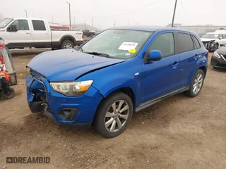 2015 Mitsubishi Outlander Sport ES with VIN 4A4AP3AU1FE038764, listed as a IAAI auction lot 41434828 with 96,201 mi miles. Bid and sale history available at carsss.com. Image 17.