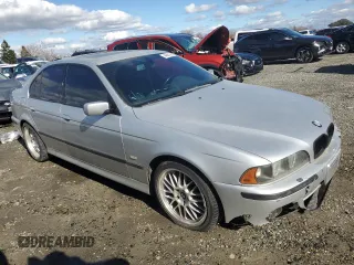 2003 BMW 5 Series 540iA with VIN WBADN63463GS57077, listed as a Copart auction lot 44601325 with 53,826 mi miles and Clean Title. Bid and sale history available at carsss.com. Image 4.