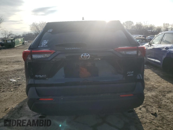 2024 Toyota RAV4 XLE with VIN 2T3P1RFV7RC411361, listed as a Copart auction lot 43698105 with 16,122 mi miles and Salvage Title. Bid and sale history available at DreamBid. Image 6.